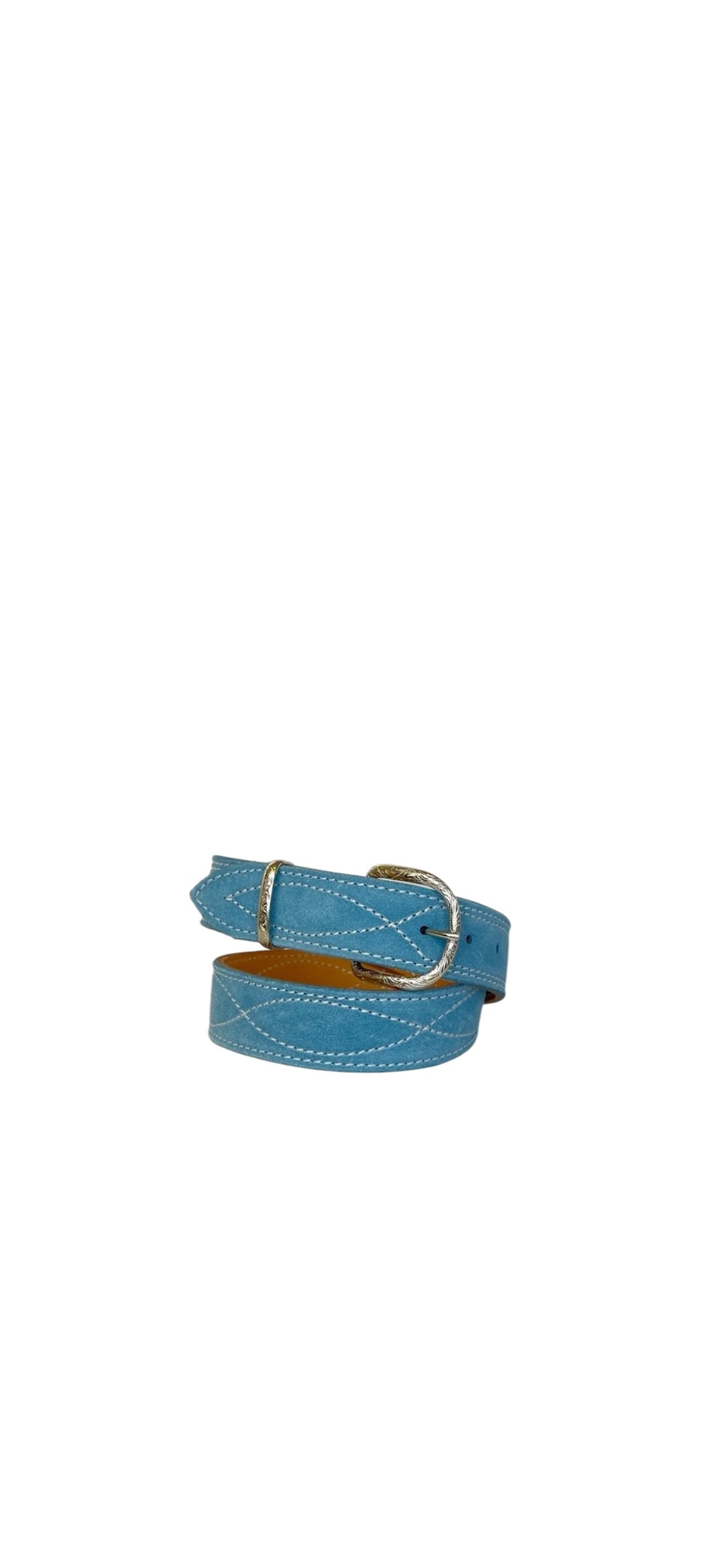 BUCKLE BUNNY BLUE - RIVER STITCH BELT