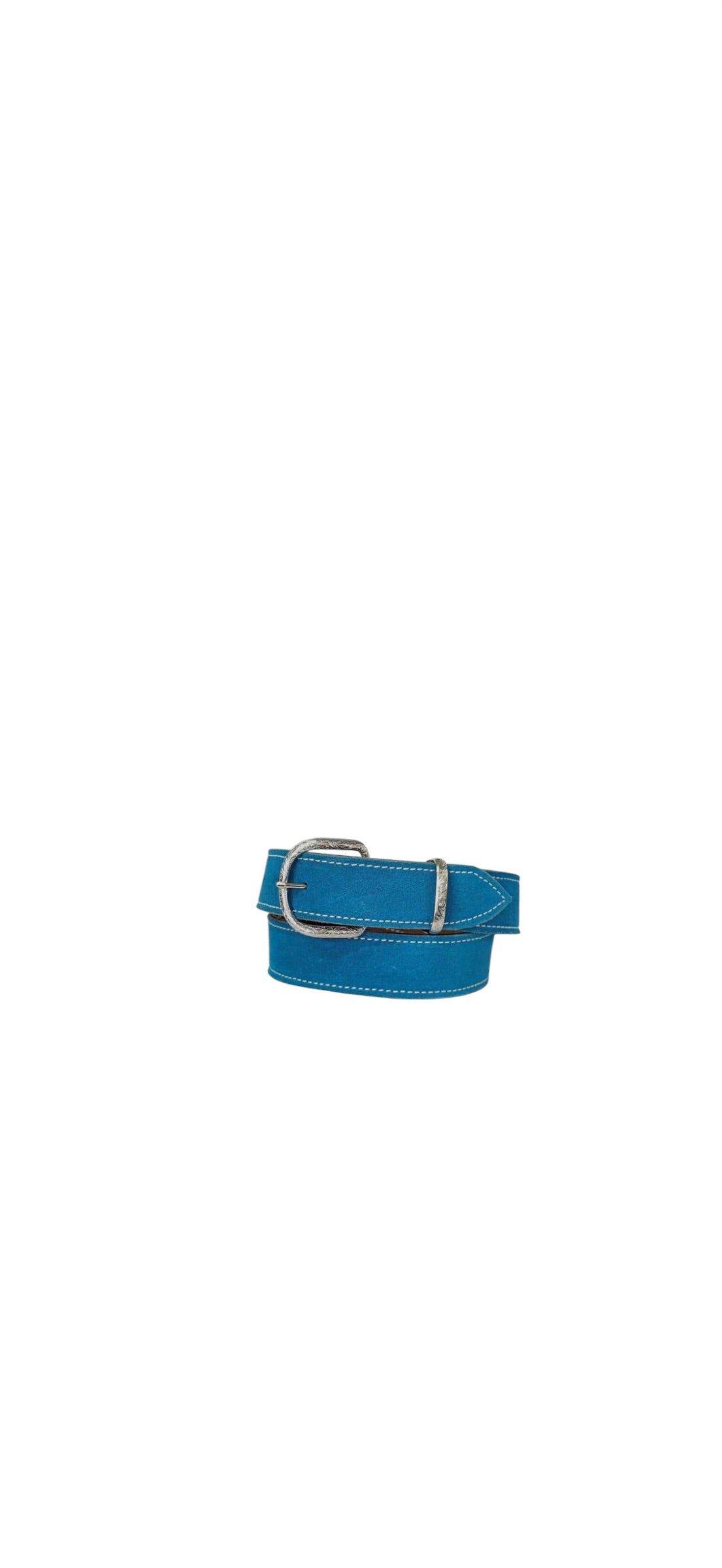COMAL BLUE- SINGLE STITCH BELT