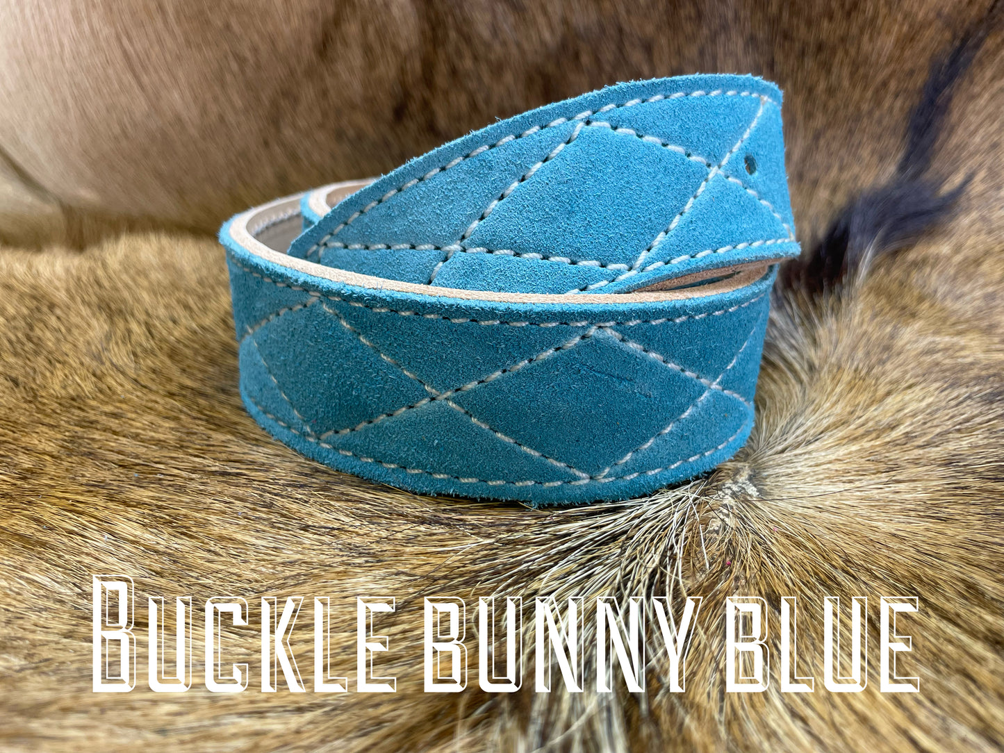 BUCKLE BUNNY BLUE - DIAMOND STITCH