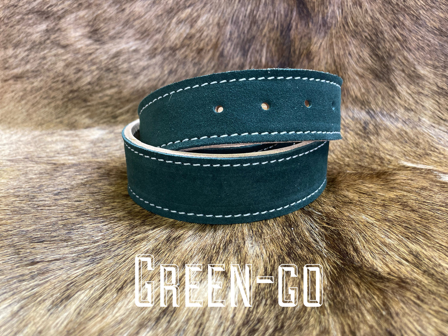 GREEN GO - SINGLE STITCH BELT
