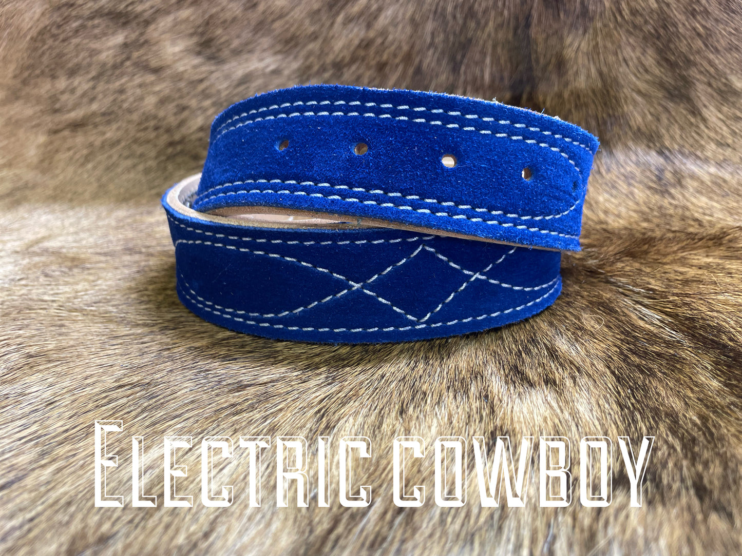 ELECTRIC COWBOY - GUNSLINGER STITCH BELT