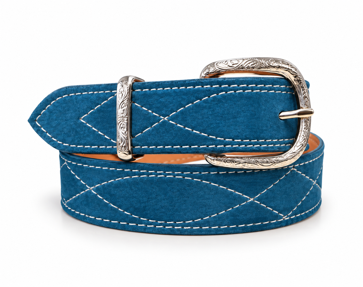 TEJAS TEAL - GUNSLINGER STITCH BELT