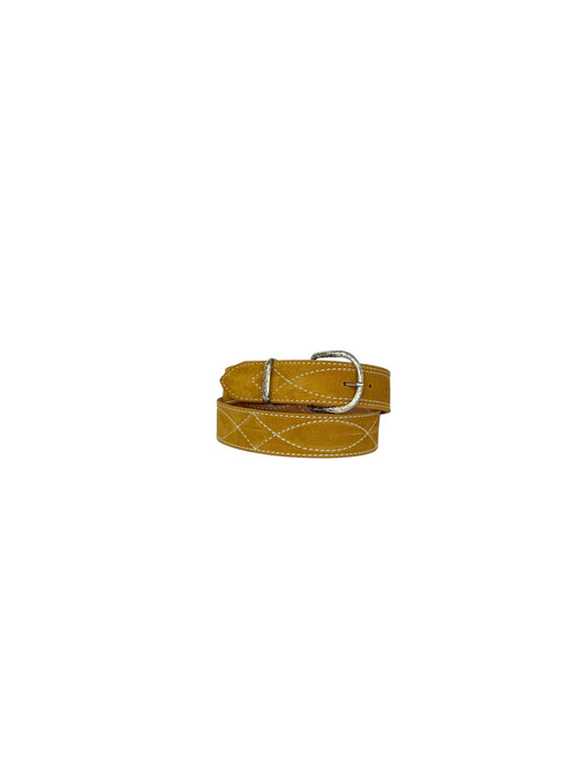 GOLD BUCKLE - GUNSLINGER STITCH BELT