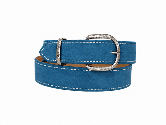 TEJAS TEAL  SINGLE STITCH BELT