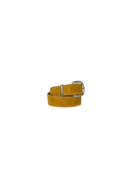 GOLD BUCKLE - SINGLE STITCH BELT