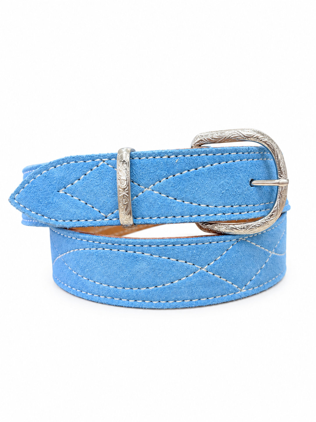 BUCKLE BUNNY BLUE - GUNSLINGER STITCH BELT