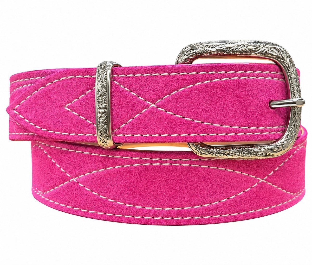 PUNCHY PINK - GUNSLINGER STITCH BELT