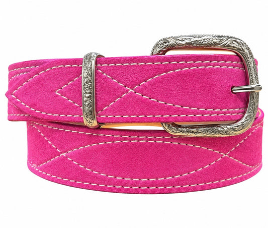 PUNCHY PINK - GUNSLINGER STITCH BELT