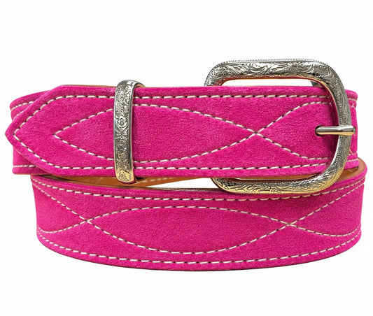 PUNCHY PINK - RIVER STITCH BELT