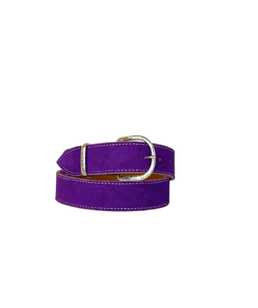 PRICKLY PEAR PURPLE - SINGLE STITCH BELT