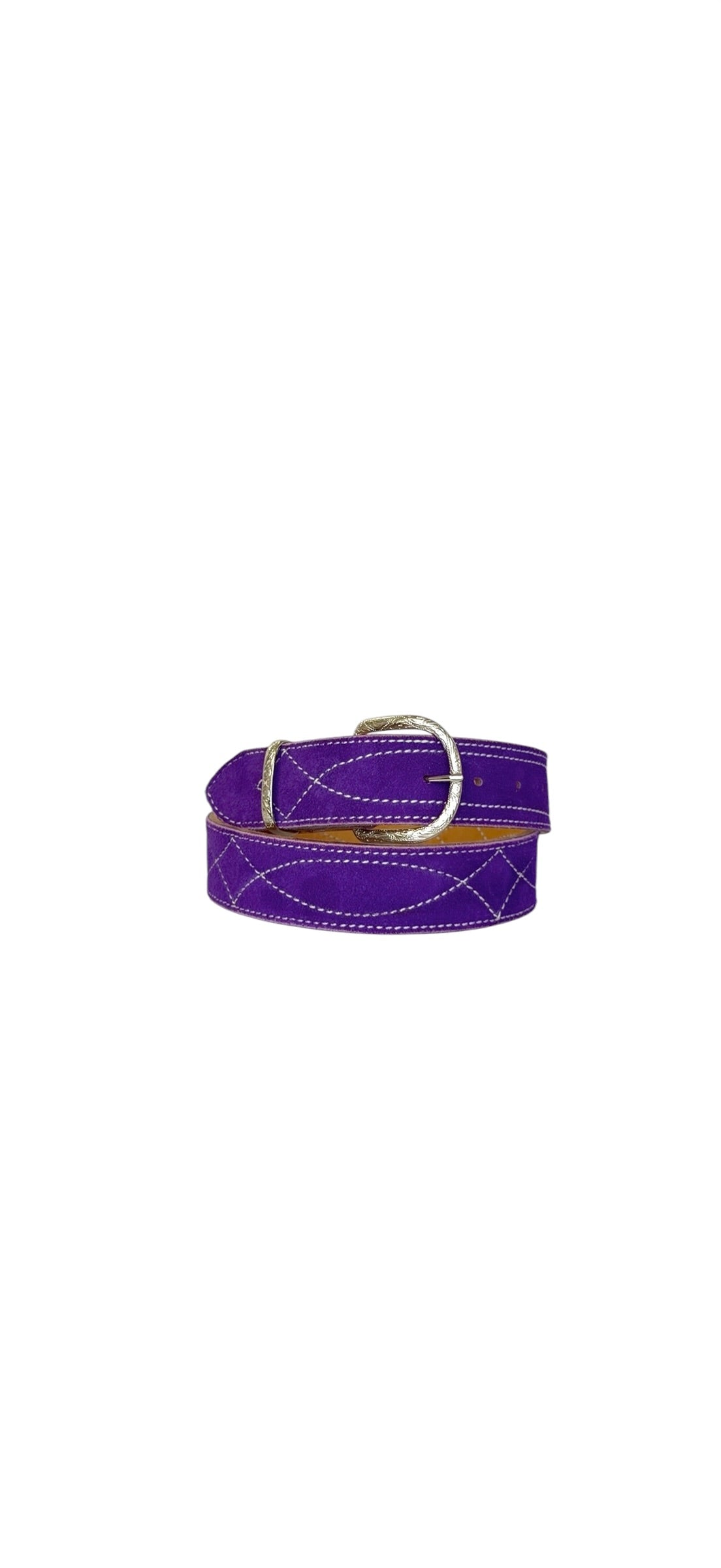 PRICKLY PEAR PURPLE - GUNSLINGER STITCH BELT