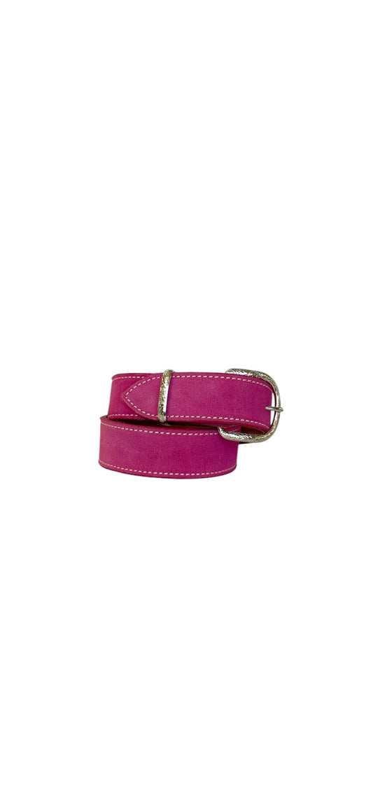 PUNCHY PINK - SINGLE STITCH BELT