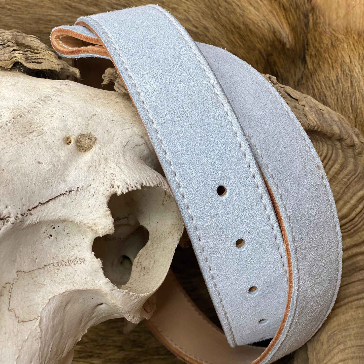 PRAIRIE BLUE - SINGLE STITCH BELT