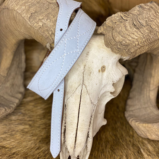 PRAIRIE BLUE TAPERED (3/4" OR 1") GUNSLINGER STITCH BELT