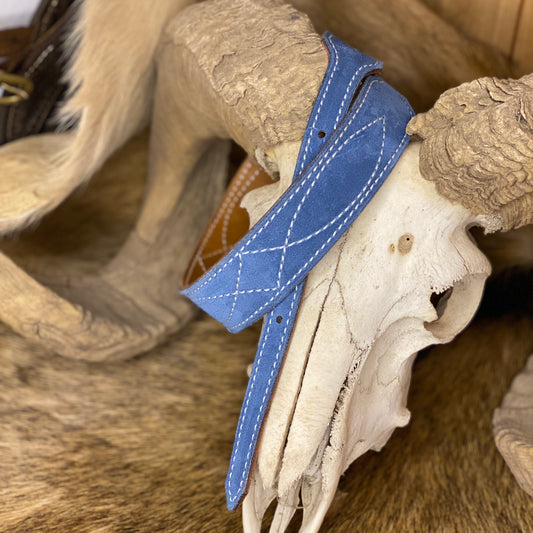 DENIM DAN TAPERED (3/4" or 1") GUNSLINGER STITCH BELT