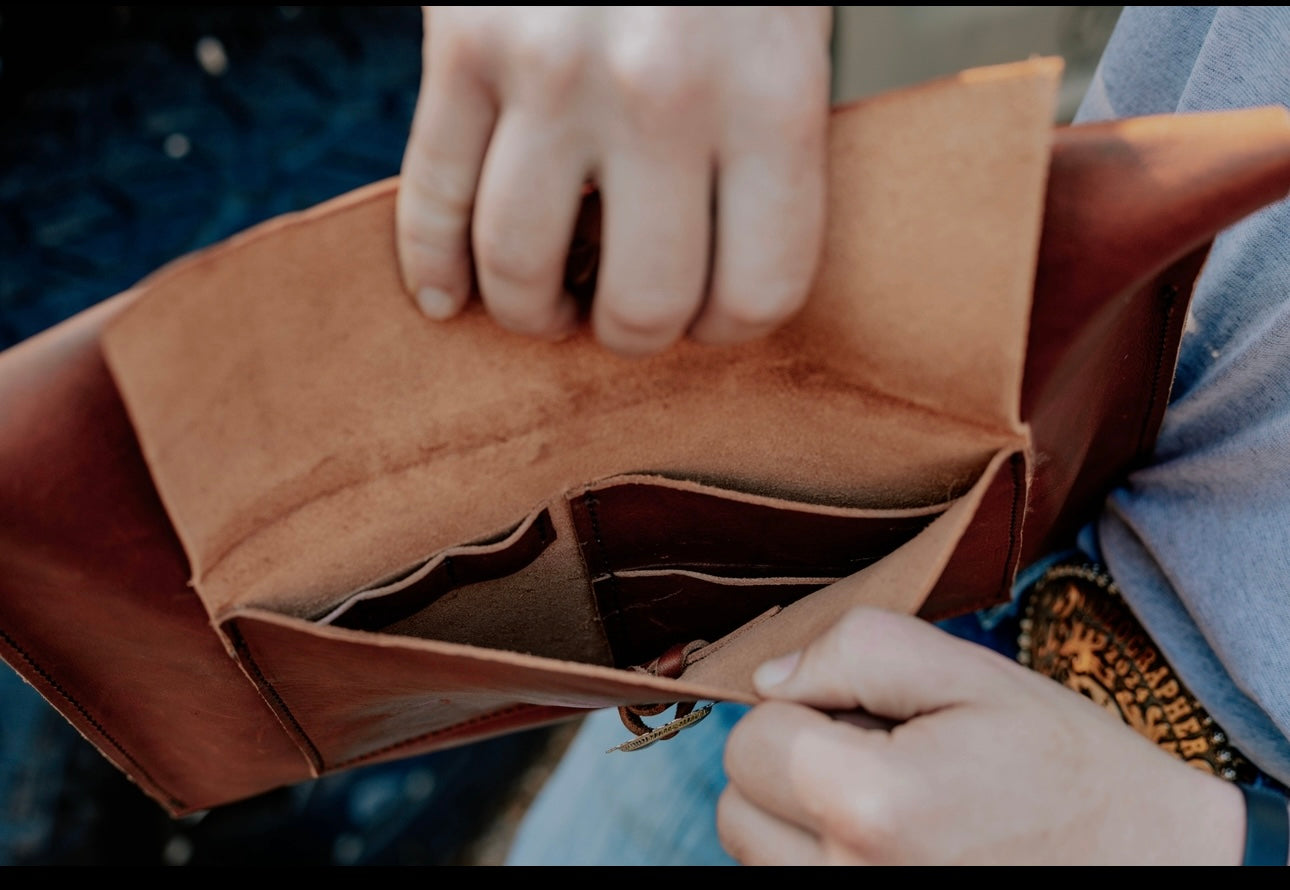 Large iPad Leather Bag