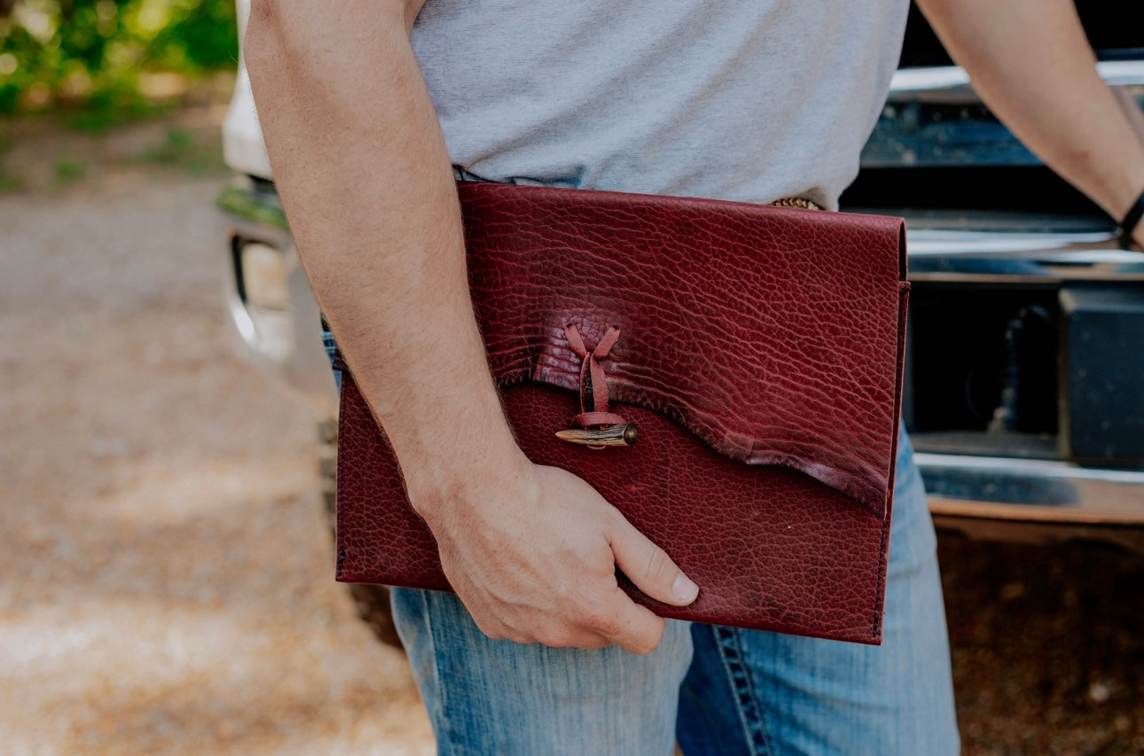 Small iPad Leather Case