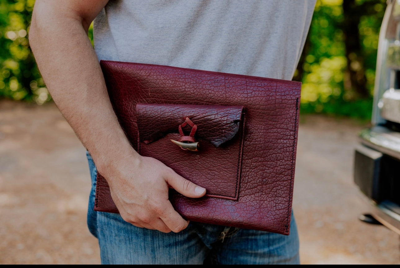 Small iPad Leather Case