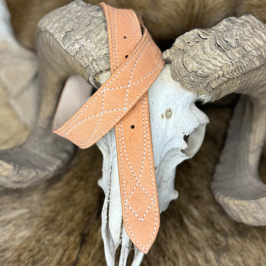 HILL COUNTRY PEACH- GUNSLINGER STITCH BELT