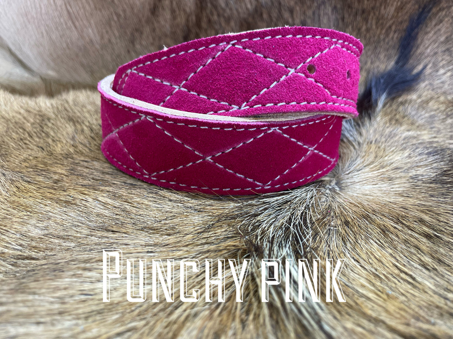 PUNCHY PINK - DIAMOND STITCH