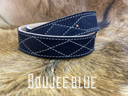 BOUJEE BLUE - DIAMOND STITCH