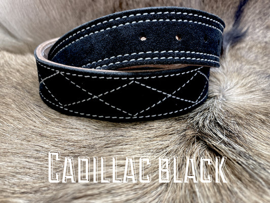 CADILLAC BLACK - DIAMOND STITCH