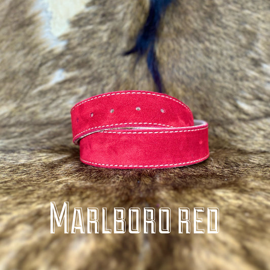 MARLBORO RED - SINGLE STITCH BELT